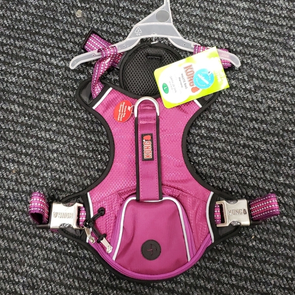 kong reflective pocket dog harness